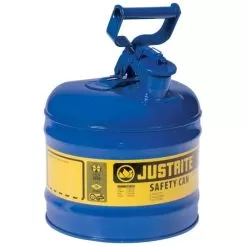 Justrite Type I Safety Can 2 Gal, Blue