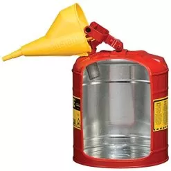 Justrite Type I Safety Can With Funnel 5 Gal, Red -Gardening Shop 1080 2 1