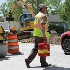 Justrite Type I Safety Can With Funnel 5 Gal, Red -Gardening Shop 1080 3 1