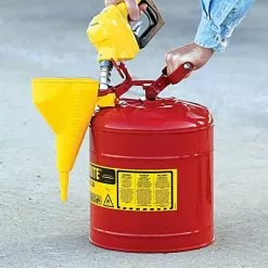 Justrite Type I Safety Can With Funnel 5 Gal, Red -Gardening Shop 1080 5 1