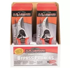Leonard Traditional Bypass Pruner Display Box With 12 Pruners