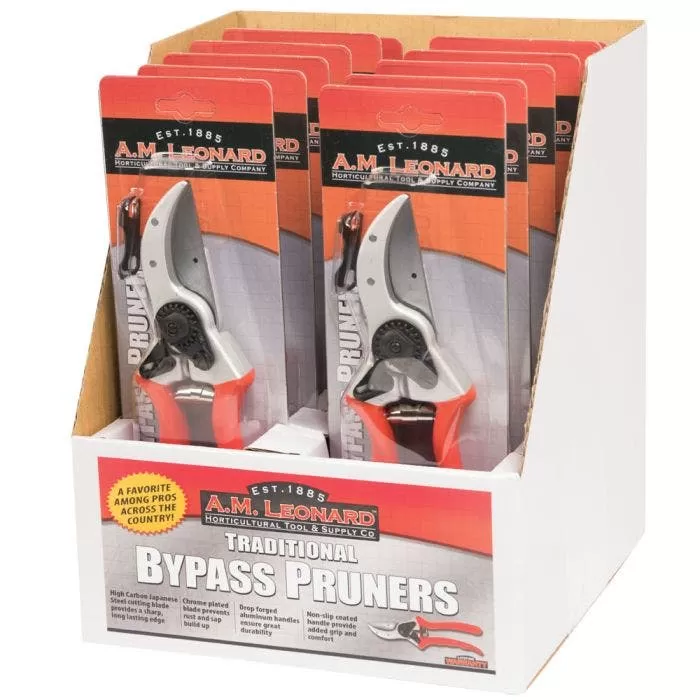Leonard Traditional Bypass Pruner Display Box With 12 Pruners 2 Leonard Traditional Bypass Pruner Display Box With 12 Pruners - Image 2