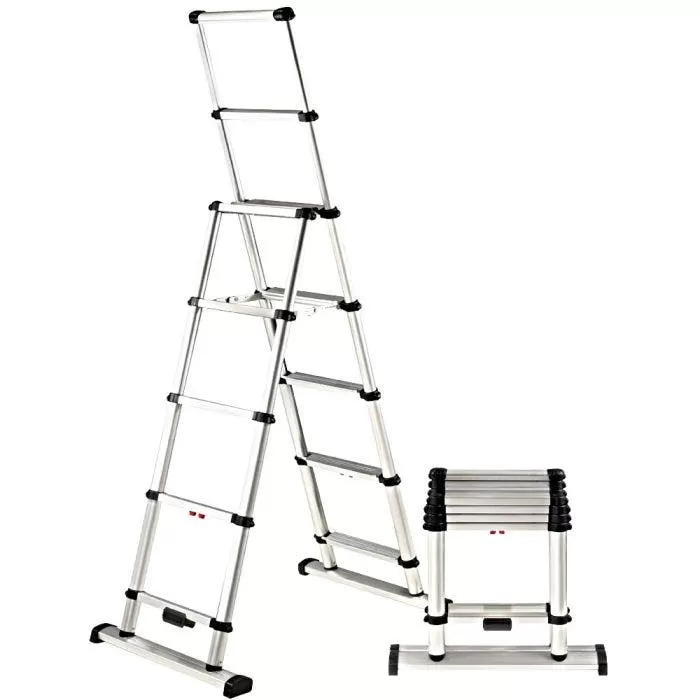 Telesteps 8-Foot Professional Telescoping Combination Ladders 1 Telesteps 8-Foot Professional Telescoping Combination Ladders