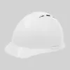 Safety Helmet Vented W/Access Slots 4-Point Mega Ratchet Suspn White