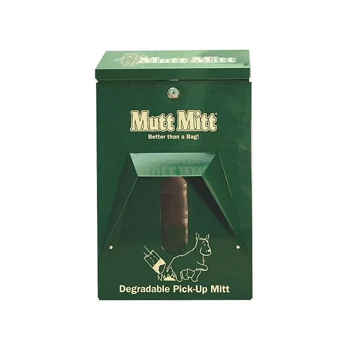 Green Dispenser For Mutt Mitts 1 Green Dispenser For Mutt Mitts