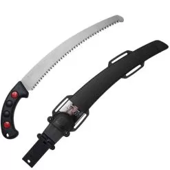 Silky Zubat Pruning Saw With Scabbard, 13-inch Curved Blade