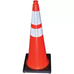 28-inch High-Visibility Orange Traffic Cones