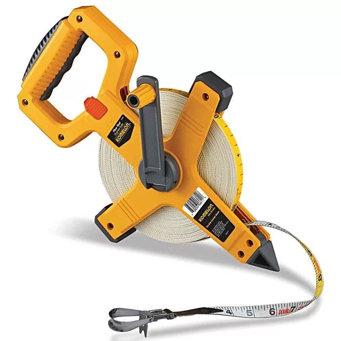 Fiberglass Measuring Tape 300ft X 1/2in Open Reel 1 Fiberglass Measuring Tape 300ft X 1/2in Open Reel