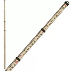 Johnson Durable Aluminum Telescoping Grade Rod, 16 Feet