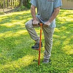 Leonard .875in X 33in Pwdr Ct Soil Probe W/Step -Gardening Shop 401 422aml live horz