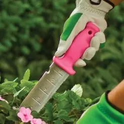 Pink Leonard Deluxe Stainless Steel Soil Knife -Gardening Shop 4752p 3