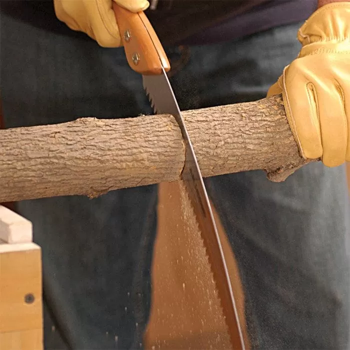 Leonard Tri Edge Curved Blade Pruning Saw And Scabbard Combo Hardwood Handle 3 Leonard Tri Edge Curved Blade Pruning Saw And Scabbard Combo Hardwood Handle - Image 3