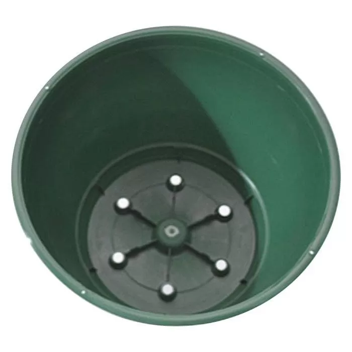 Belden Plastics 12-Inch Saucerless Baskets, Green, Case Of 25 2 Belden Plastics 12-Inch Saucerless Baskets, Green, Case Of 25 - Image 2