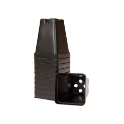 T.O. Plastics 3.25" Deep Square Pot, SVD-325, Bundle Of 450