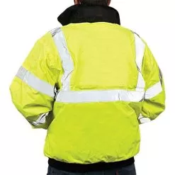 Majestic-Lined Yellow Bomber Jacket Class III - Size Medium -Gardening Shop 751301 2 5
