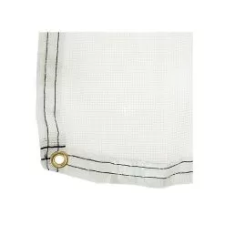 Poly Burlap Tarp Woven Polypropylene Grommets 8ft X 12ft