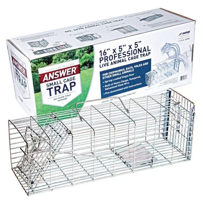 Answer For Small Pests - 16 X 5 X 5 Pro Live Animal Trap 1 Answer For Small Pests - 16 X 5 X 5 Pro Live Animal Trap