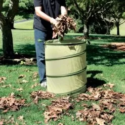 Fiskars Kangaroo Pop-Up Bag, 30 Gallon With Hard Shell Base -Gardening Shop 9413 3