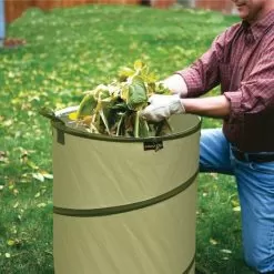 Fiskars Kangaroo Pop-Up Bag, 30 Gallon With Hard Shell Base -Gardening Shop 9413 6