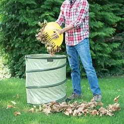 Fiskars Kangaroo Pop-Up Bag, 30 Gallon With Hard Shell Base -Gardening Shop 9413 9