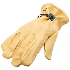 Cowhide Glove With Adjustable Pull Strap LG -Gardening Shop 99 1 2