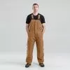 BERNE Original Washed Insulated Bib Overalls Brown 3X Large