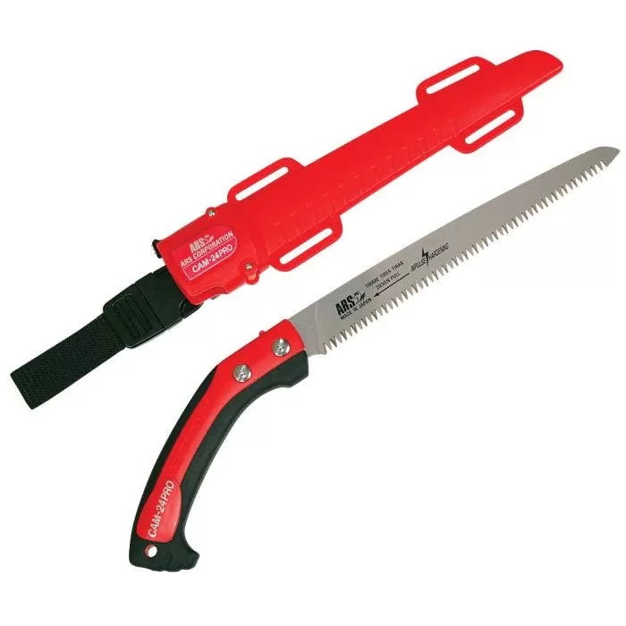 ARS Professional Arborist Saw With Scabbard, 9.5-inch Straight Blade 1 ARS Professional Arborist Saw With Scabbard, 9.5-inch Straight Blade