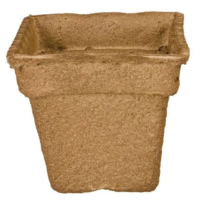 CowPots #7 Square Pots, Case Of 90 1 CowPots #7 Square Pots, Case Of 90