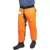 Apron Style Chainsaw Chaps, Safety Orange, Medium Length
