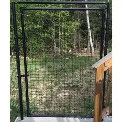 Deer Fence Driveway Gate With Mounting Frame, 7ft X 10ft