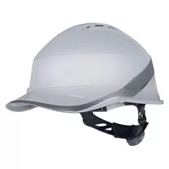 Safety Helmet Vented Diamond White