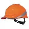 Safety Helmet Full Brm W/Access Slots 4-Point Mega Ratchet Suspn Orange