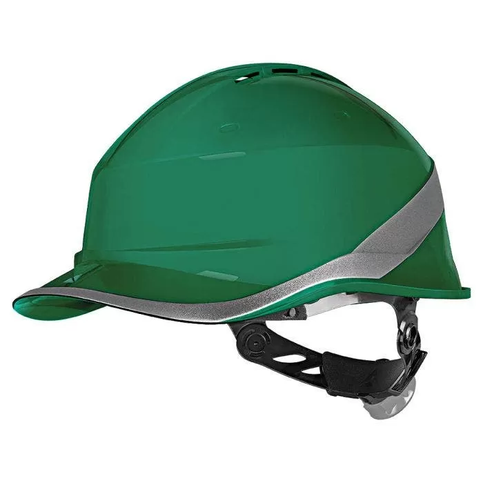 Safety Helmet Full Brm W/Access Slots 4-Point Mega Ratchet Suspn Green 1 Safety Helmet Full Brm W/Access Slots 4-Point Mega Ratchet Suspn Green