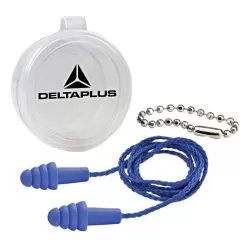 Quattro™ Reusable Corded Ear Plug, With Case & Chain, Box Of 50 Pair