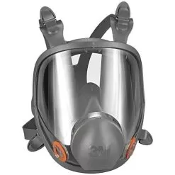 3M Full Face Reusable Respirator Thermoplastic Elastomer Construction Size Medium