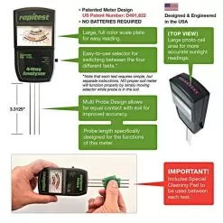 Electronic 4-Way Soil Analyzer Meter -Gardening Shop fw1880 2