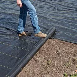 3.2oz Premium Woven Ground Cover 12ft (Folded) X 300ft -Gardening Shop gc123 live rolling4 5.2.23 1