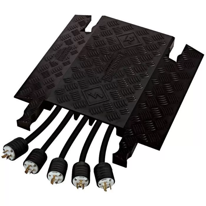 Guard Dog; 3-Channel Cable And Hose Protector, Black 1 Guard Dog; 3-Channel Cable And Hose Protector, Black