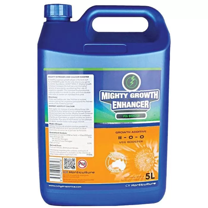 CX Horticulture Growth Enhancer, 11-0-0, 5 Liters 1 CX Horticulture Growth Enhancer, 11-0-0, 5 Liters