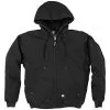 BERNE Original Washed Hooded Jackets, Black, Size 2XL