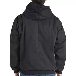 BERNE Original Washed Hooded Jackets, Black, Size Large Tall -Gardening Shop hj375bkt440 2