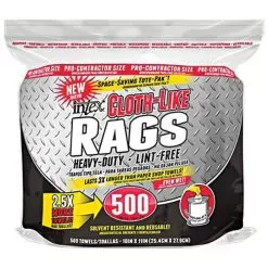 Intex Cloth-Like Shop Rags, Pack Of 500