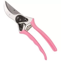 Pink Leonard Deluxe Soil Knife And Pink Traditional Bypass Pruner With Sheath -Gardening Shop pk2c 2