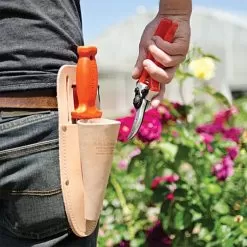 Deluxe Soil Knife, Pruner, Sheath Combo By A.M. Leonard, Lifetime Warranty -Gardening Shop pkcom 3 1