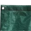 Green Tuff Tarp, 4.5oz. Polyethylene With Grommets, 12ft X 22ft