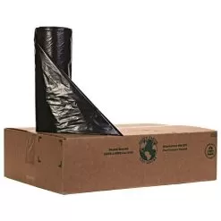 Heavy-Duty LLDPE 55-Gallon Trash Can Liners, Roll Of 100