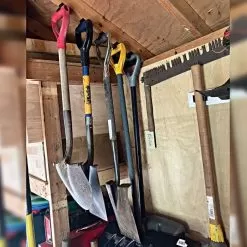 SHOPCLIP Composite Storage Clips Package Of 6 -Gardening Shop shopclip in use2