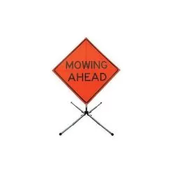 Roll Up Safety Sign - Dynalite Kicklock Stand -Gardening Shop sl36 3