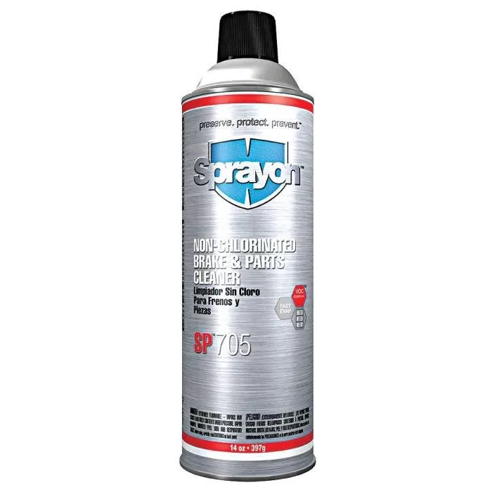 Sprayon SP705 Non-Chlorinated Brake & Parts Cleaner, Box Of 12/ 14oz Aerosol Cans 1 Sprayon SP705 Non-Chlorinated Brake & Parts Cleaner, Box Of 12/ 14oz Aerosol Cans