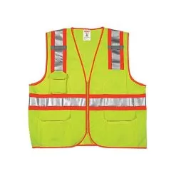 Surveyor Safety Vest, Lime, 2XLarge/3XLarge